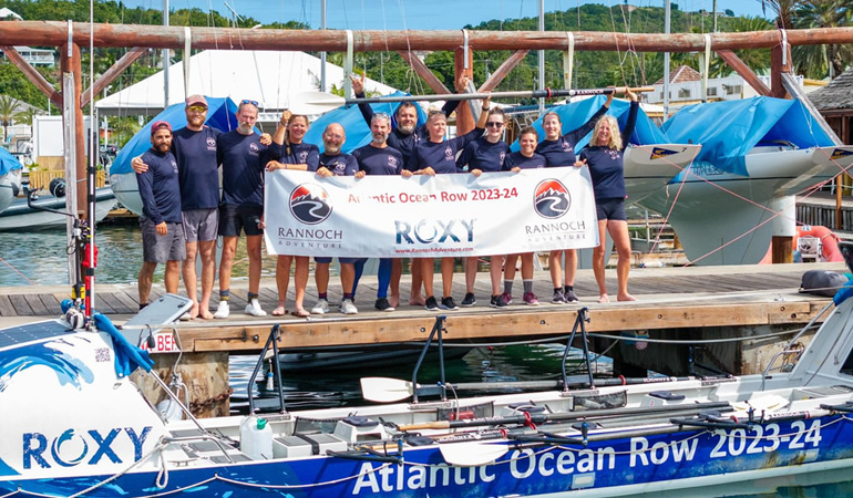 Clarissas Transatlantic Row - Photo of the crew.