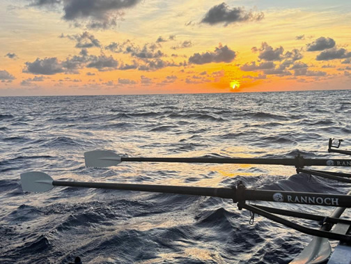Clarissas Transatlantic Row - Photo of a sunset.